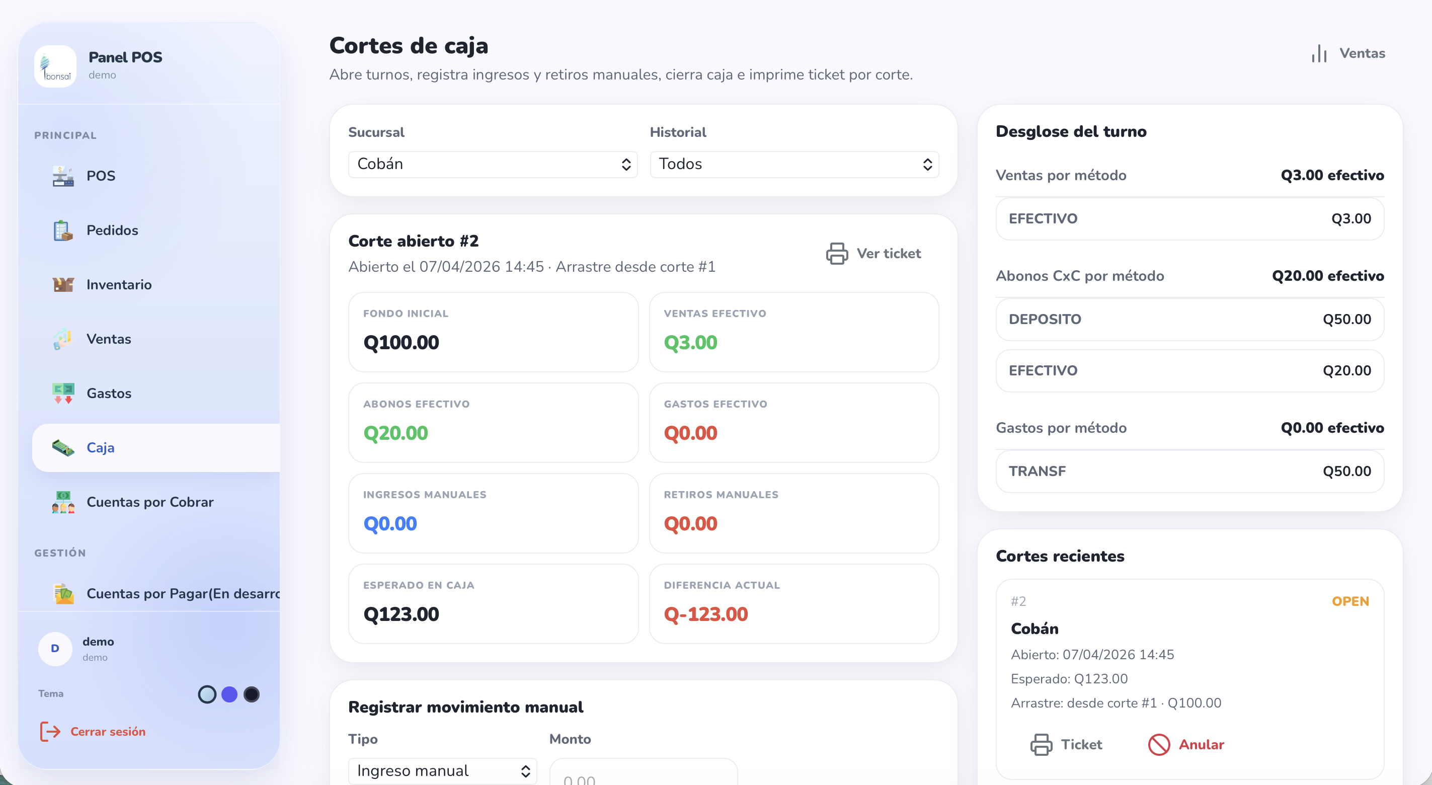 Captura de bonsai Web