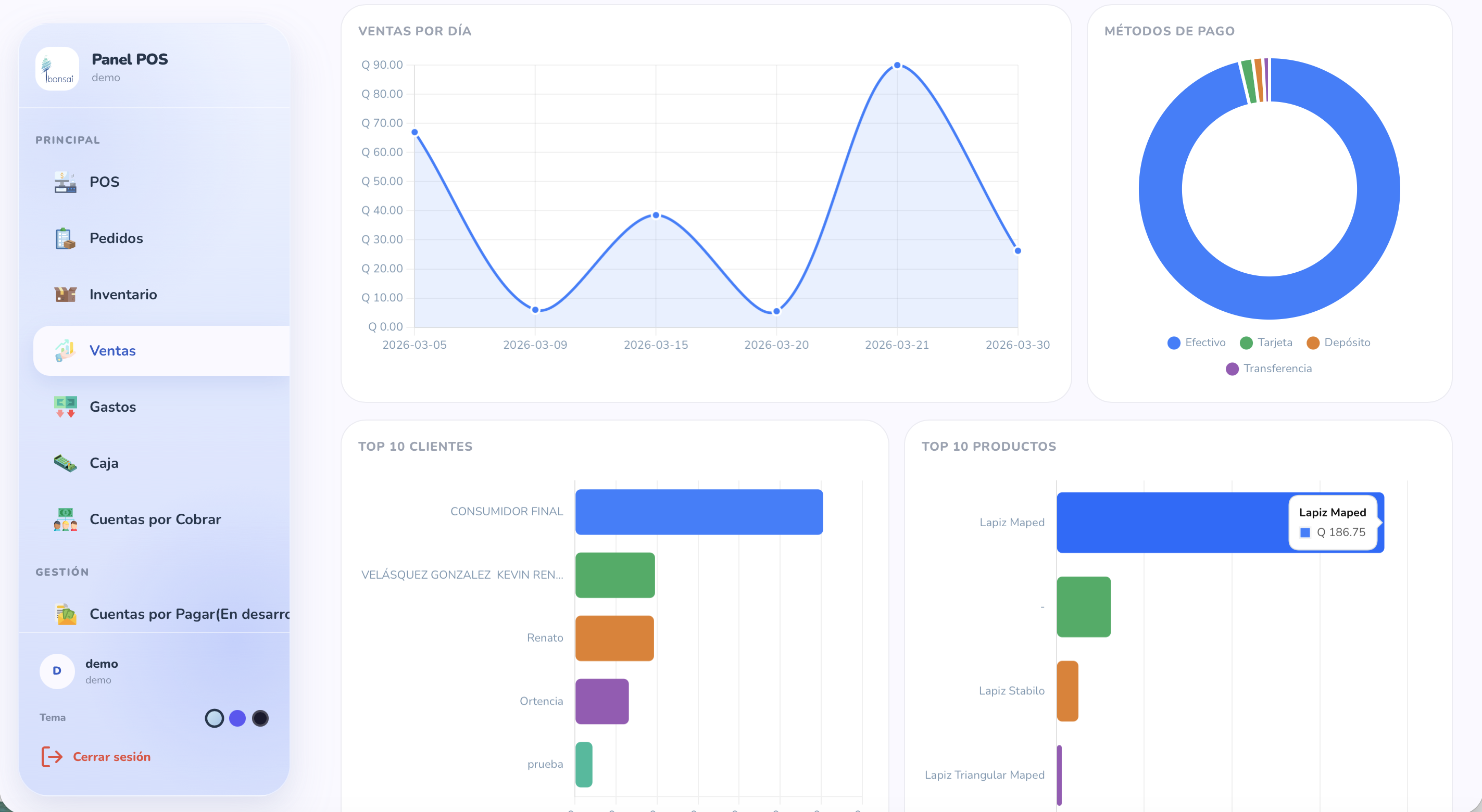 Captura de bonsai Web